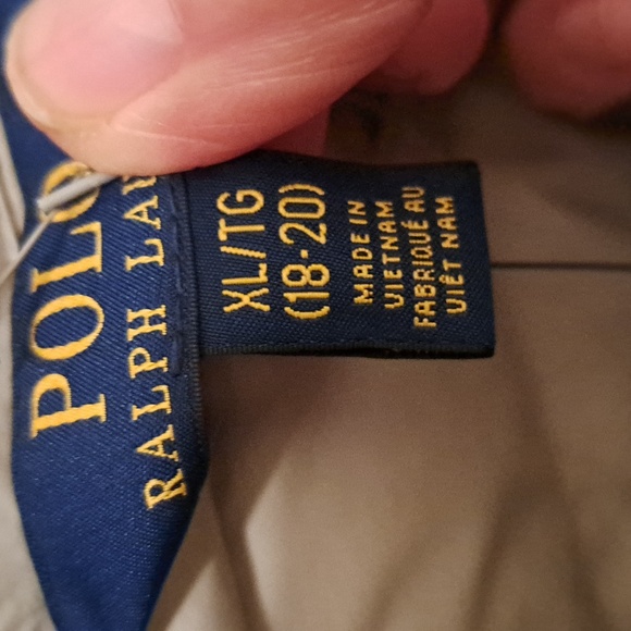 Polo Ralph Lauren NWT Young Men/Boys Packable,Dove Grey quilted Vest XL 18-20 - Picture 6 of 6